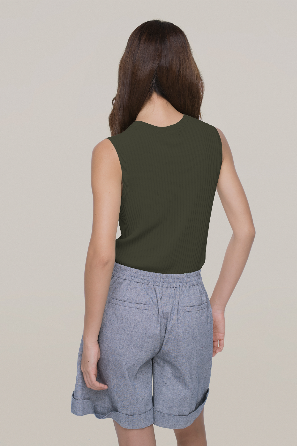 Sulin Knit Top - Olive