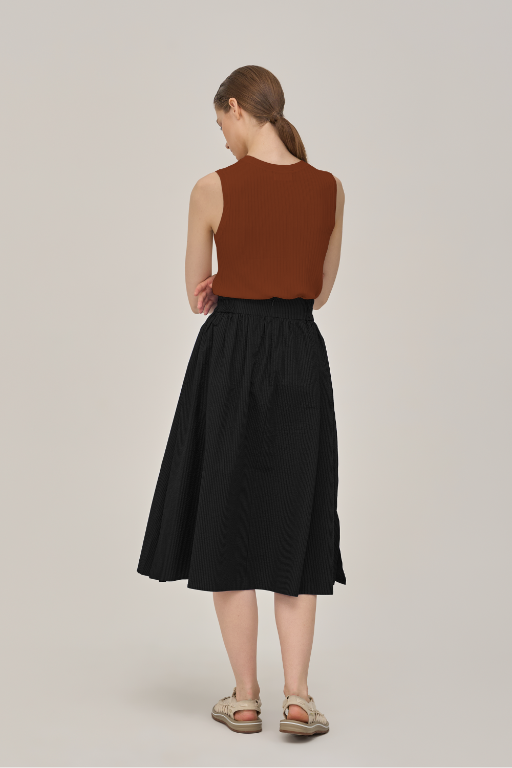 Sulin Knit Top - Cinnamon