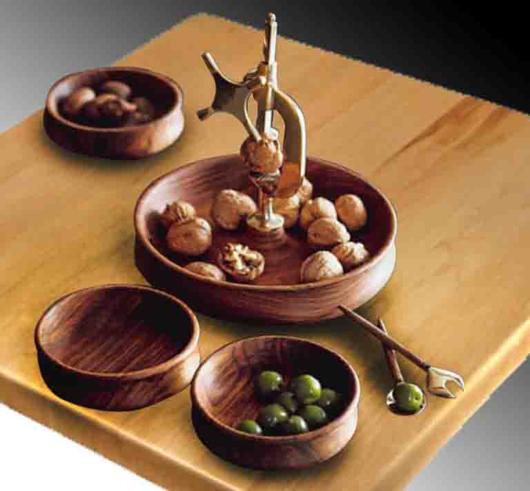 Liquid Brass Serveware Collection