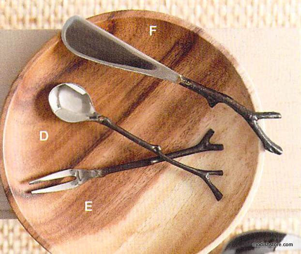 Bronze Sapling Flatware & Servers