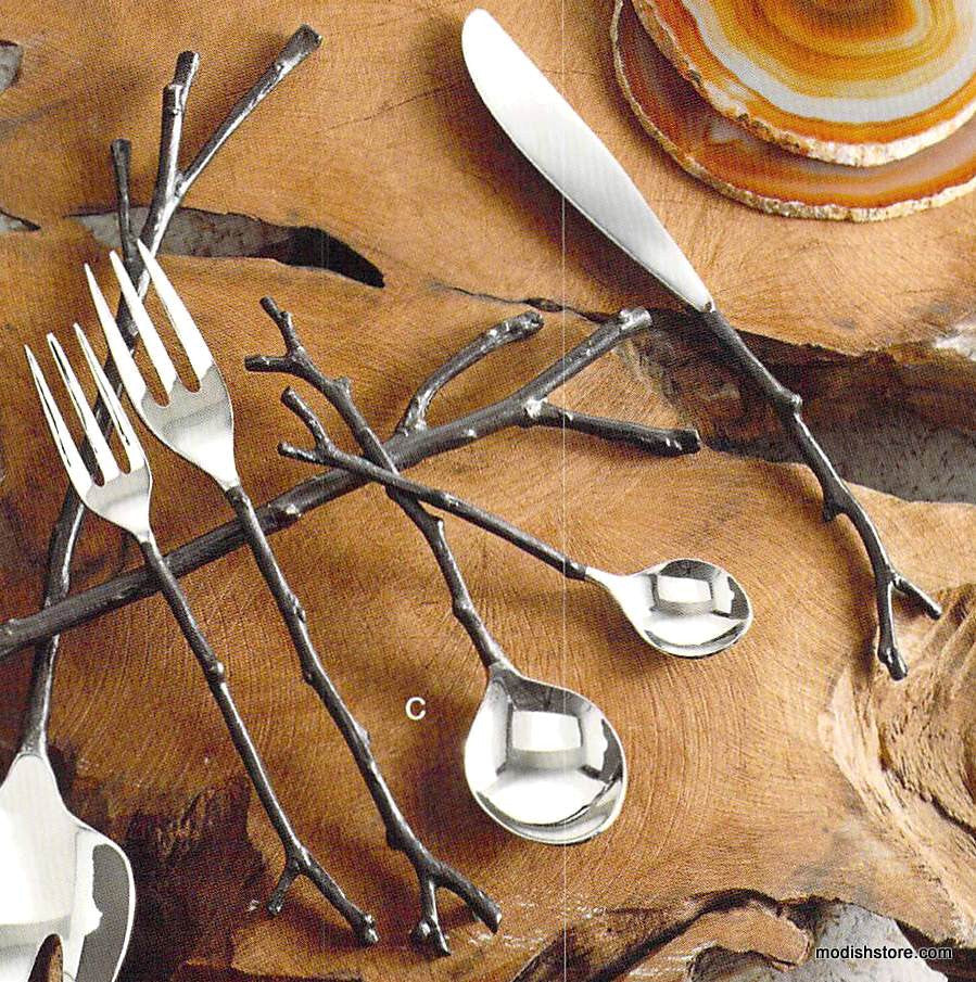 Bronze Sapling Flatware & Servers