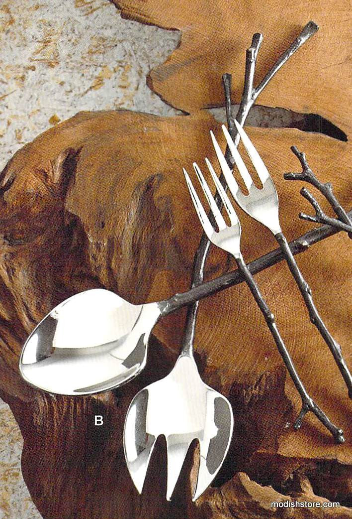 Bronze Sapling Flatware & Servers