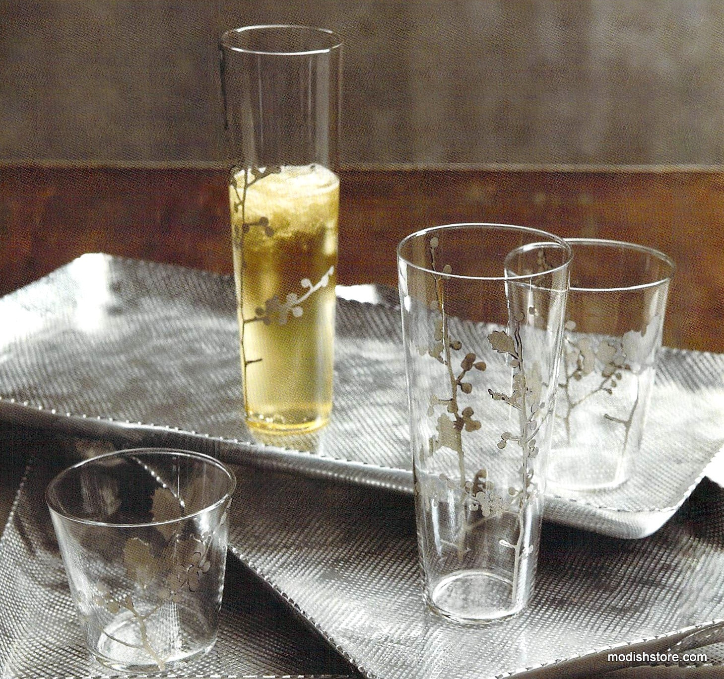 Holly Berry Glasses - Set Of 6