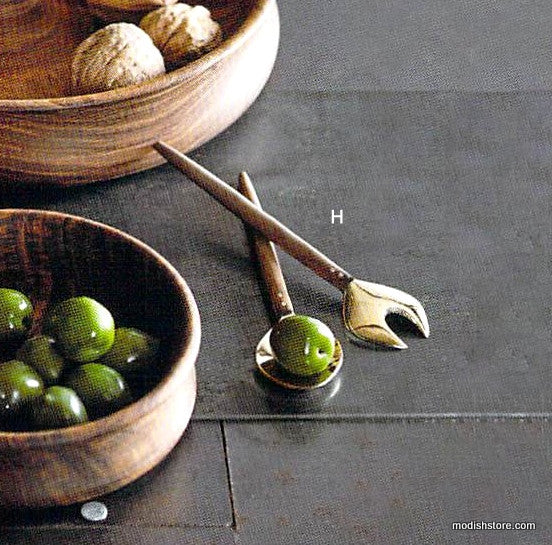 Liquid Brass Serveware Collection