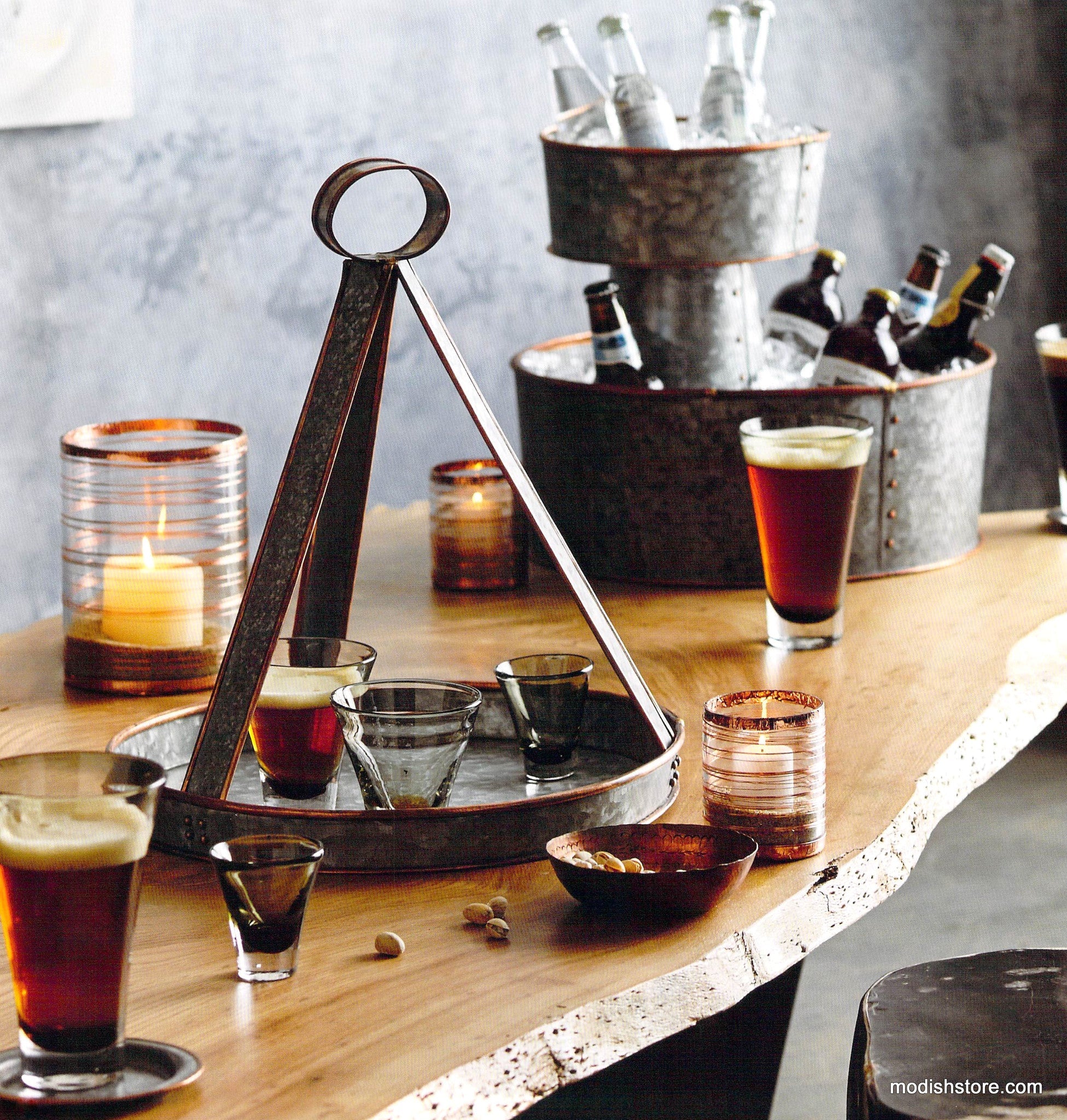 Galisteo Copper Edge Coasters