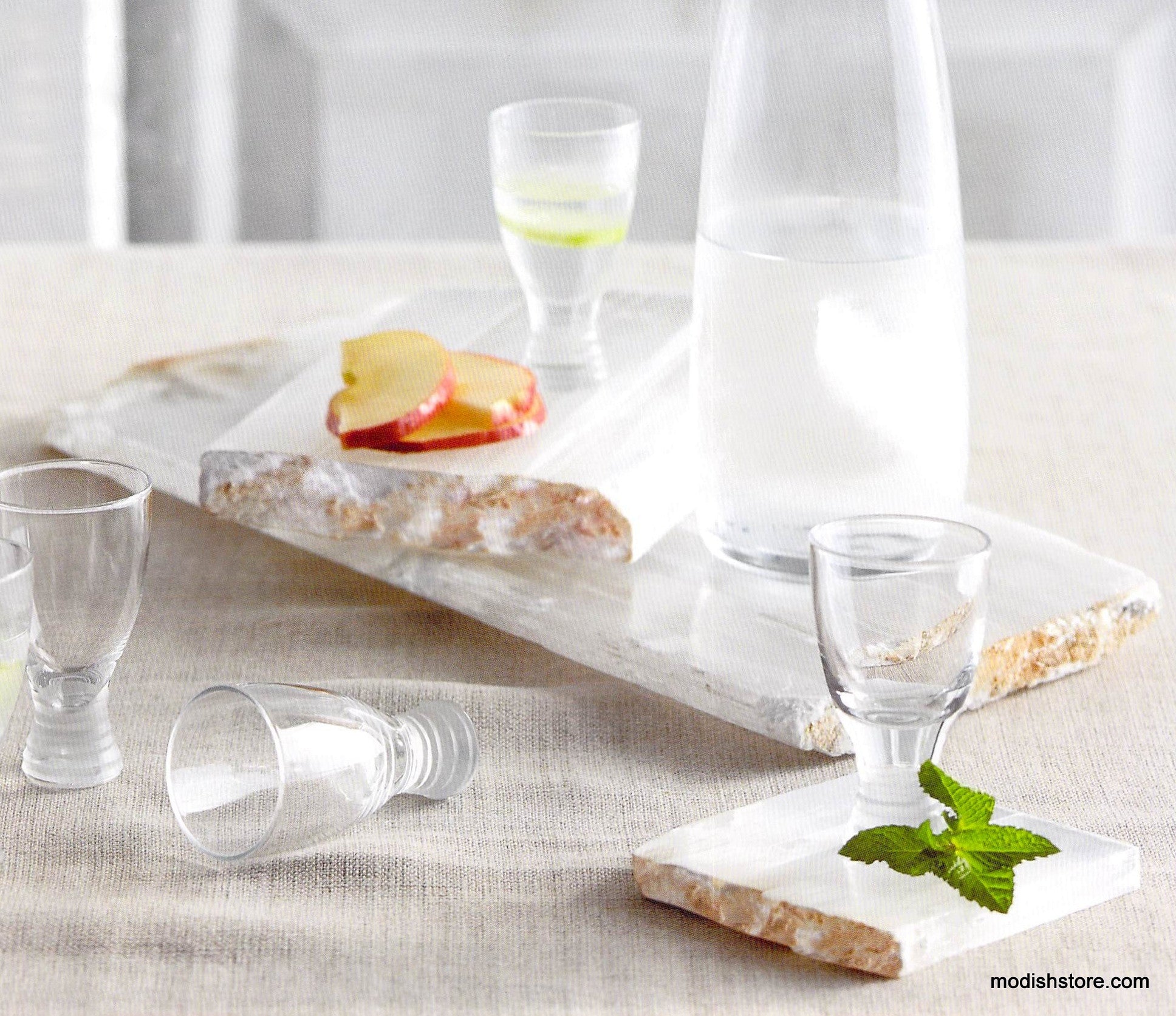 Selenite Collection - Coasters - Serving Slab