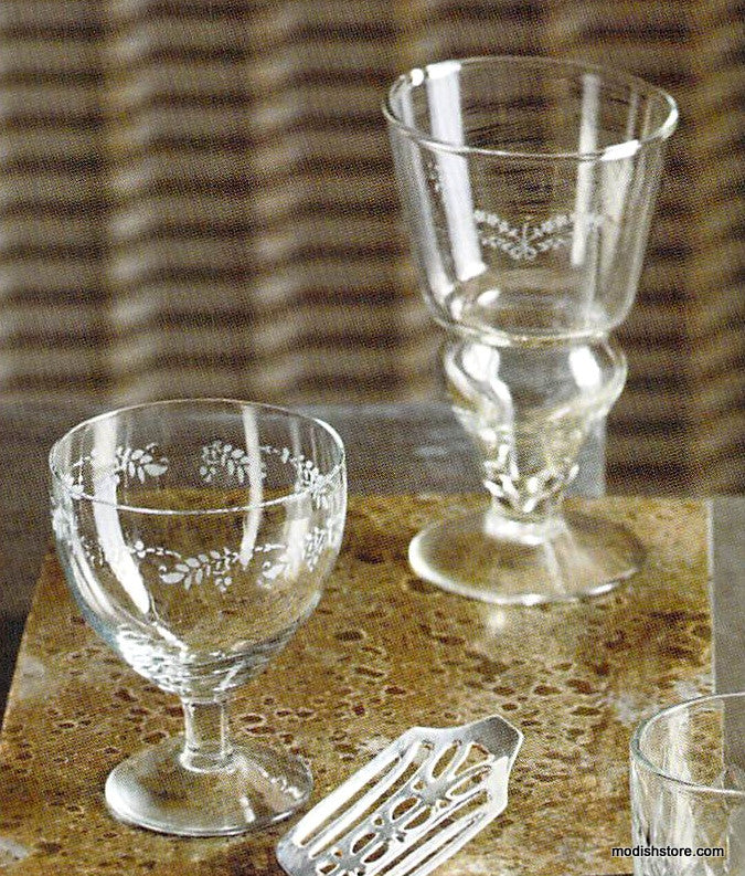 St. Remy Aperitif Glasses & Absinthe Spoons