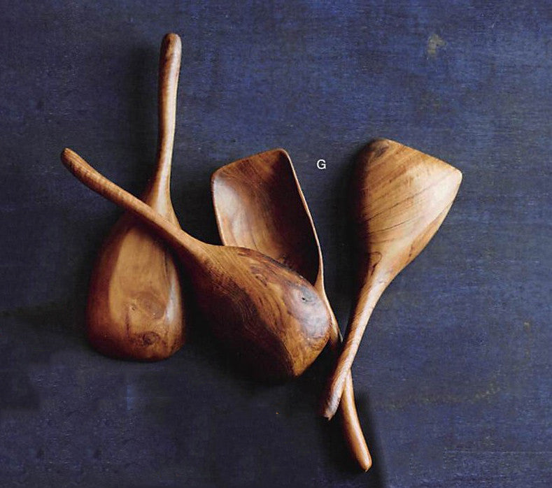 Teak Wood Scoops - Set of 4