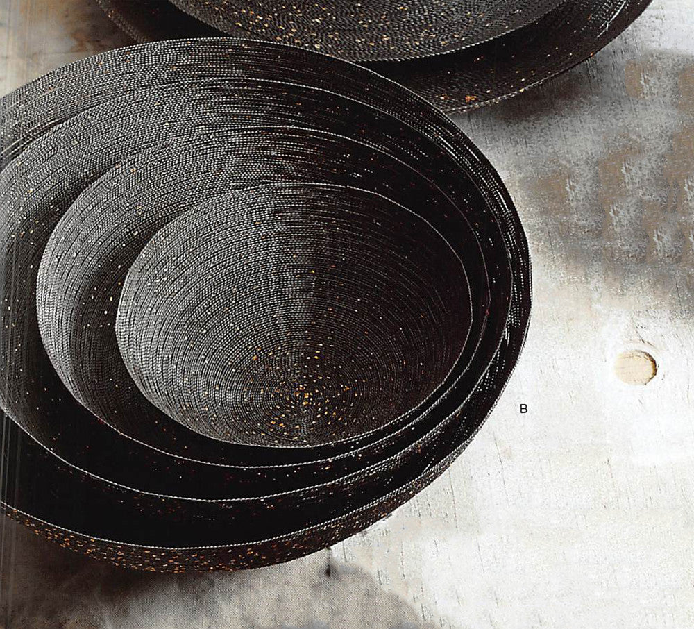 Ferro Dot Wire Bowls - Set Of 5