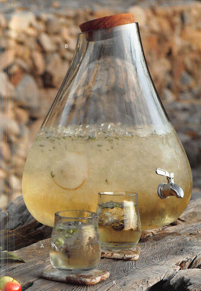 Recycled Glass Bubble Tumbler - Set Of 6