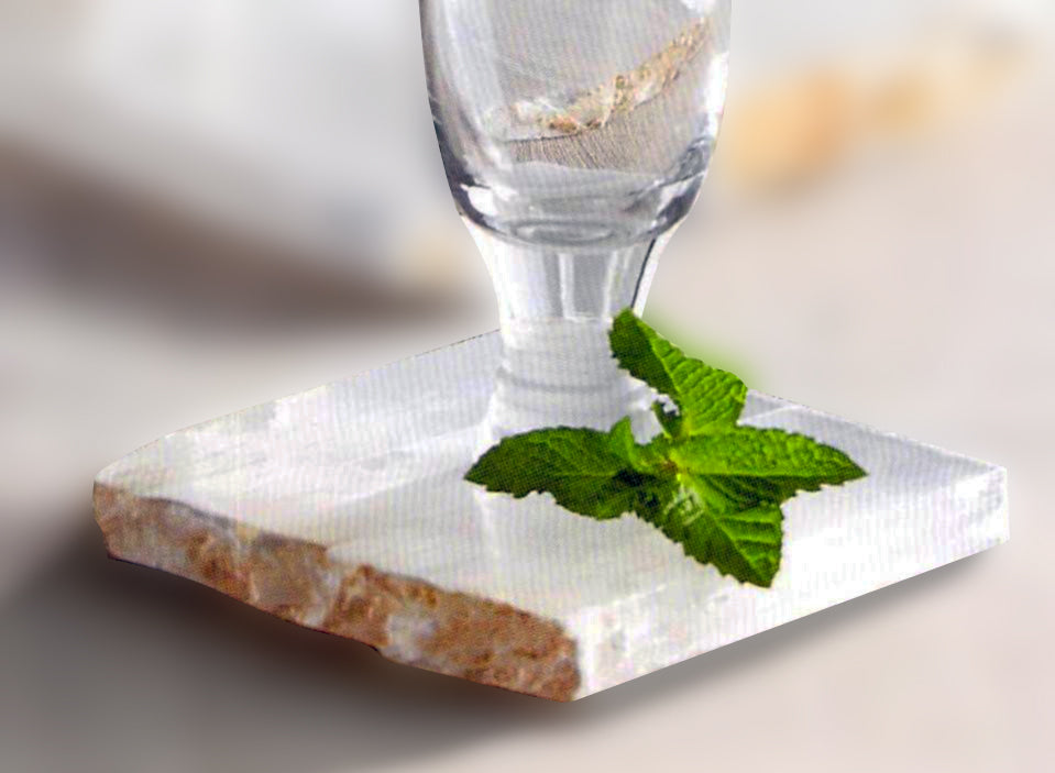 Selenite Collection - Coasters - Serving Slab