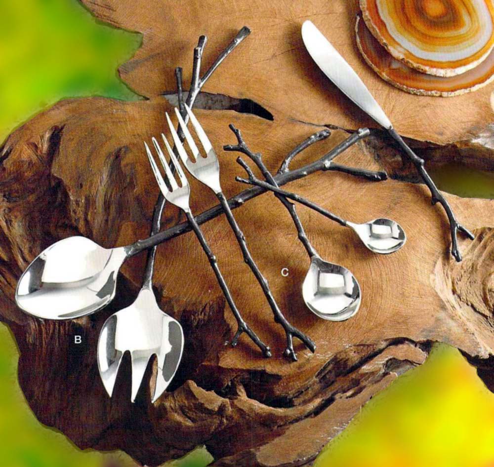 Bronze Sapling Flatware & Servers