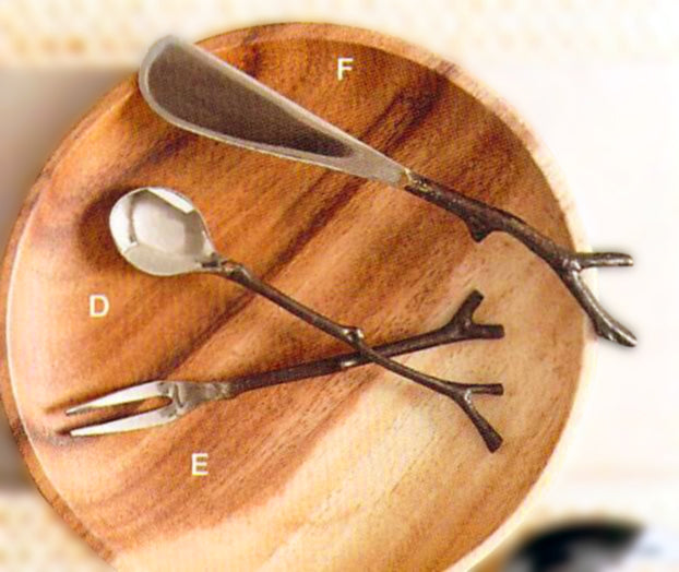 Bronze Sapling Flatware & Servers