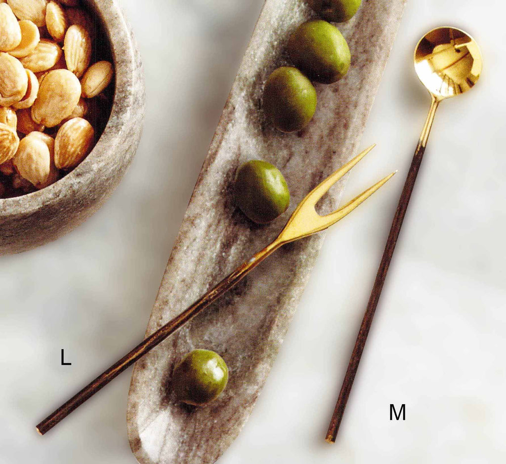 Serafina Brass Serveware - Cocktail Cutlery