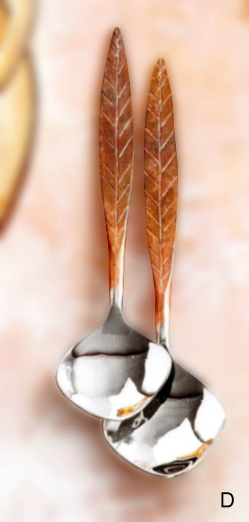 Forged Leaf Serveware