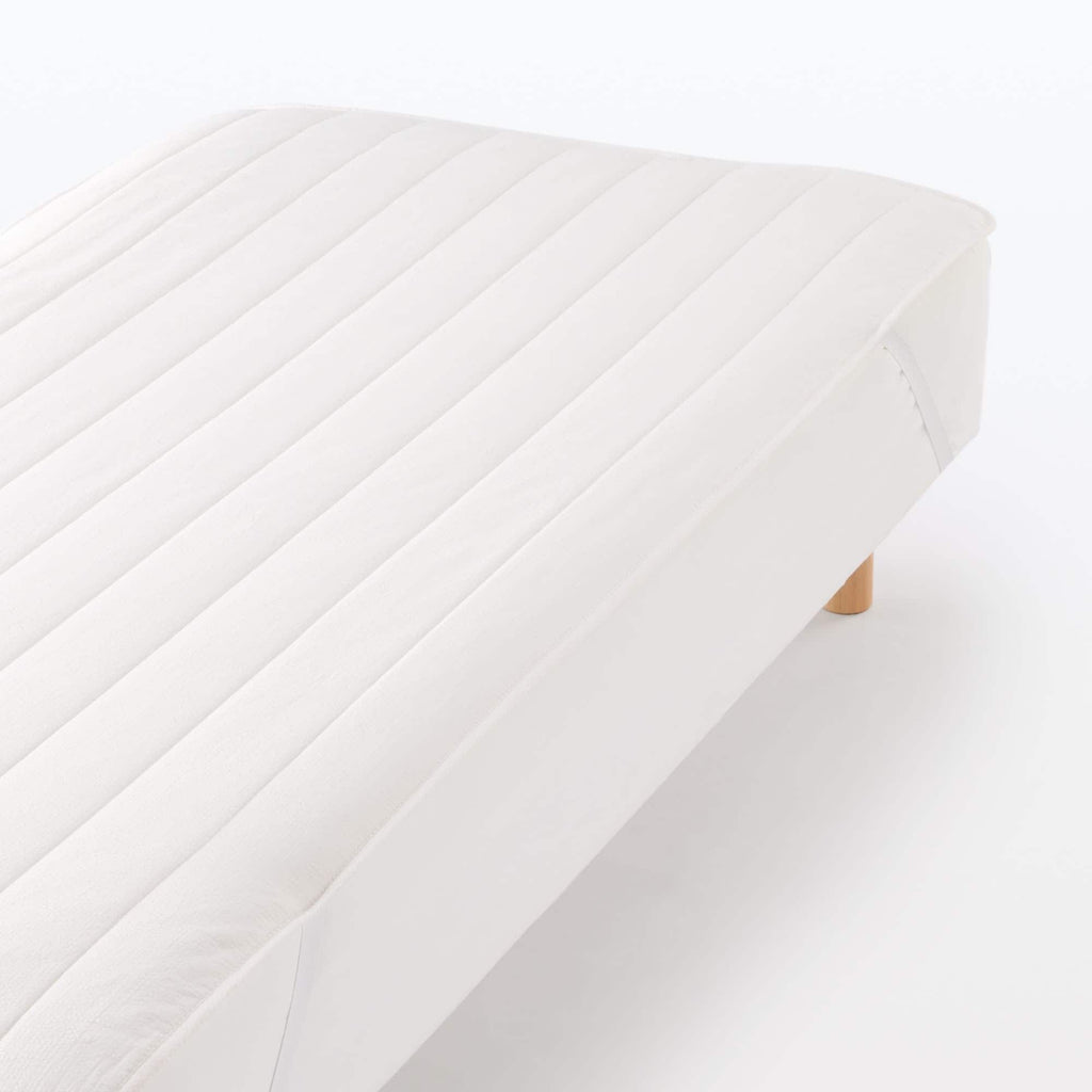 Cotton Seersucker Quilted Pad - Double