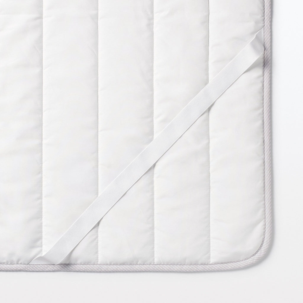 Cotton Seersucker Quilted Pad - Double