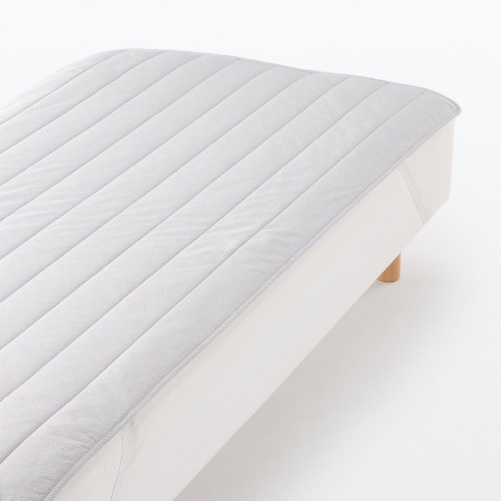 Cotton Seersucker Quilted Pad - King