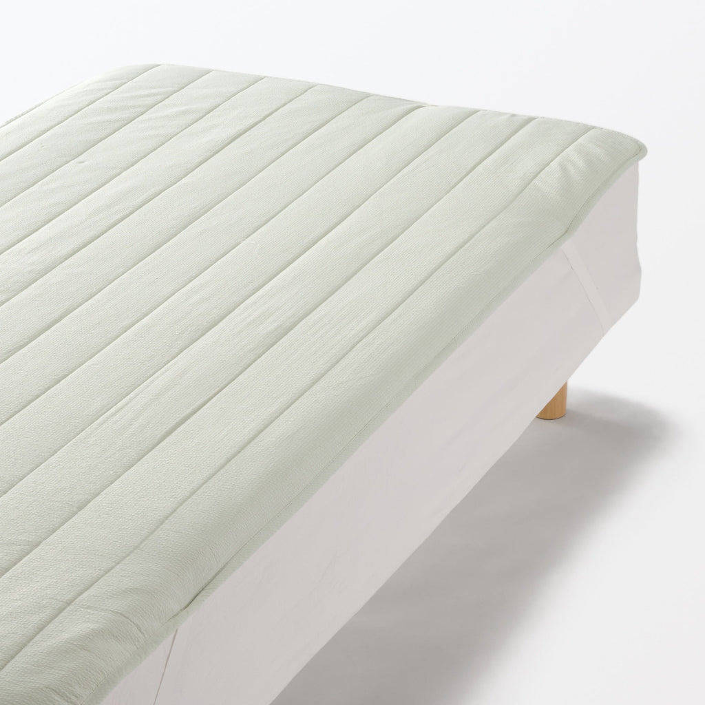 Cotton Seersucker Quilted Pad - King