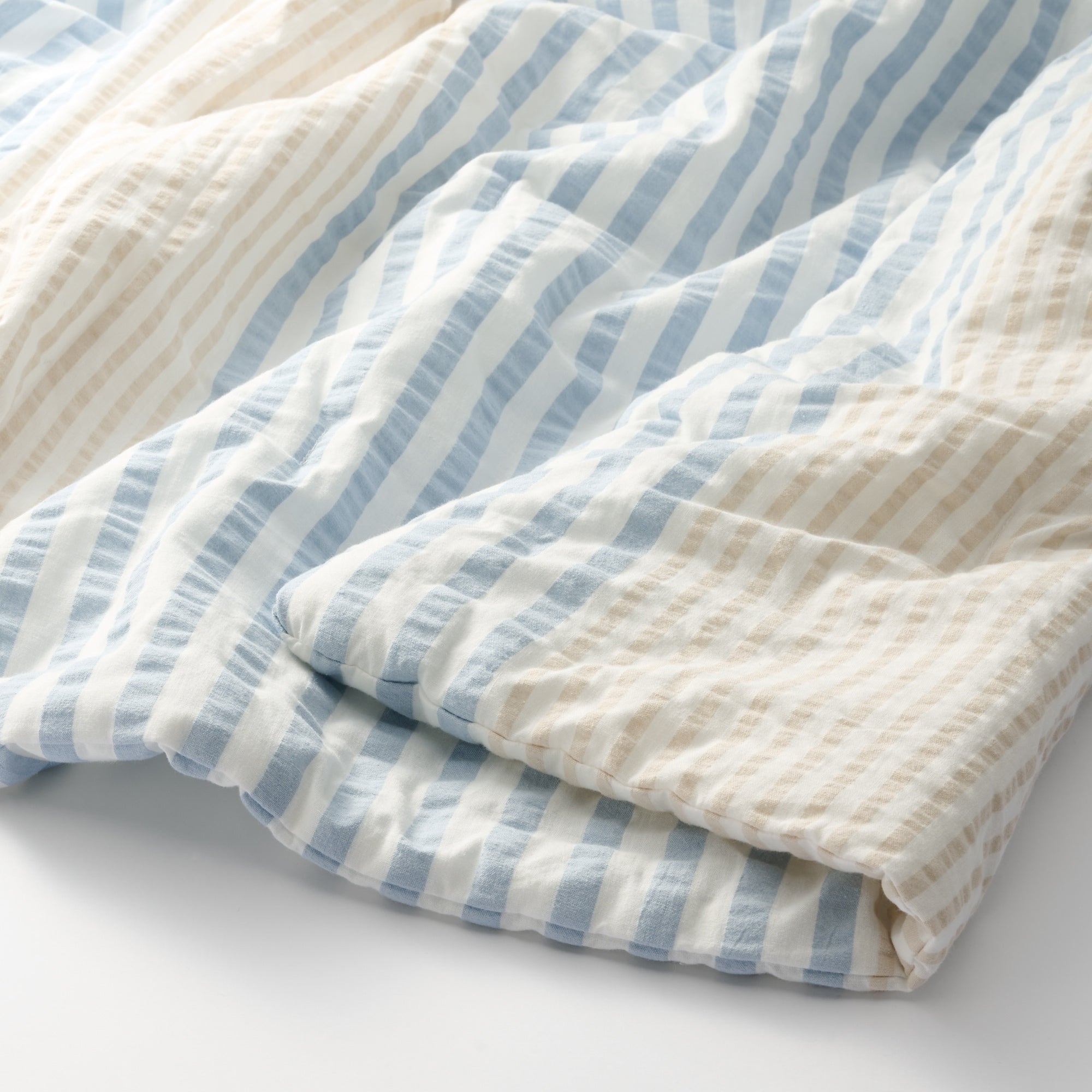 Cotton Seersucker Thin Duvet - King