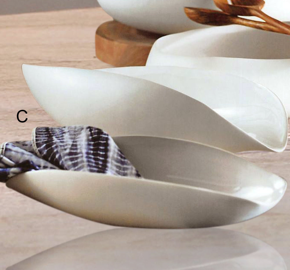 Beyaz Serveware Collection - Set Of 2