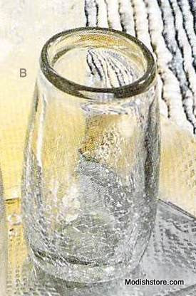 Crackle Glasses - Set Of 6