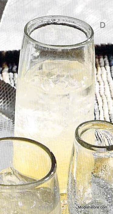 Crackle Glasses - Set Of 6