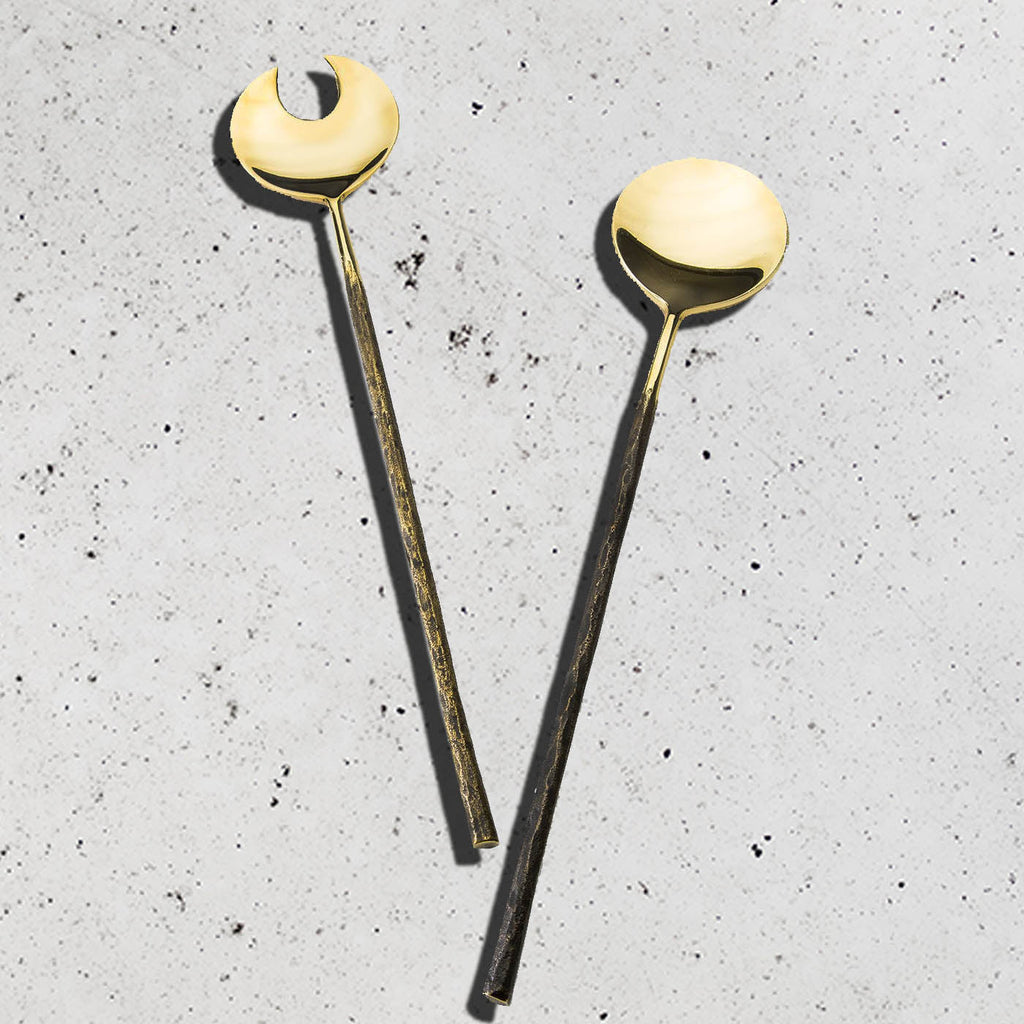 Serafina Brass Serveware - Serving Pieces
