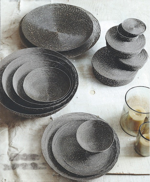 Ferro Dot Wire Bowls - Set Of 5