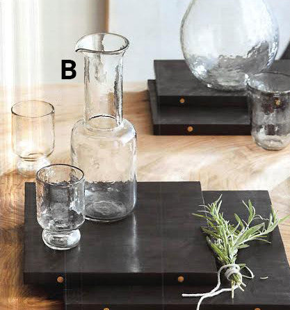 Hammered Finish Pitchers - Set Of 2