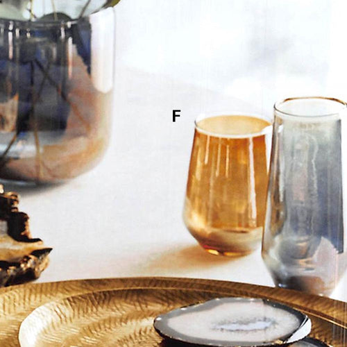 Artisan Luster Glassware - Set Of 6