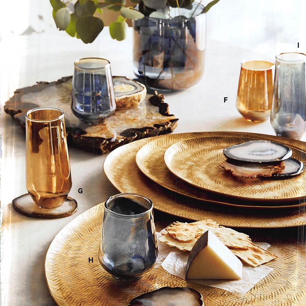 Artisan Luster Glassware - Set Of 6