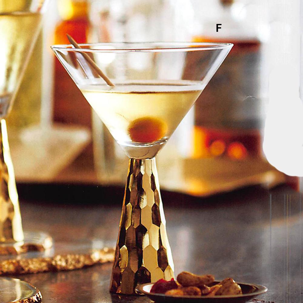 Golden Verglas Drinkware Glasses - Set Of 6