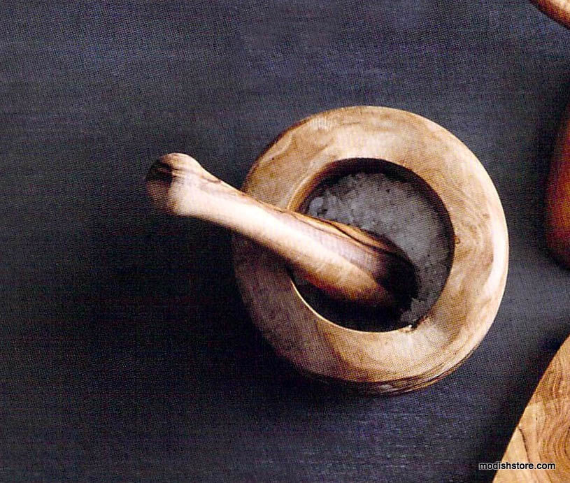 Teak Wood Mortar & Pestle