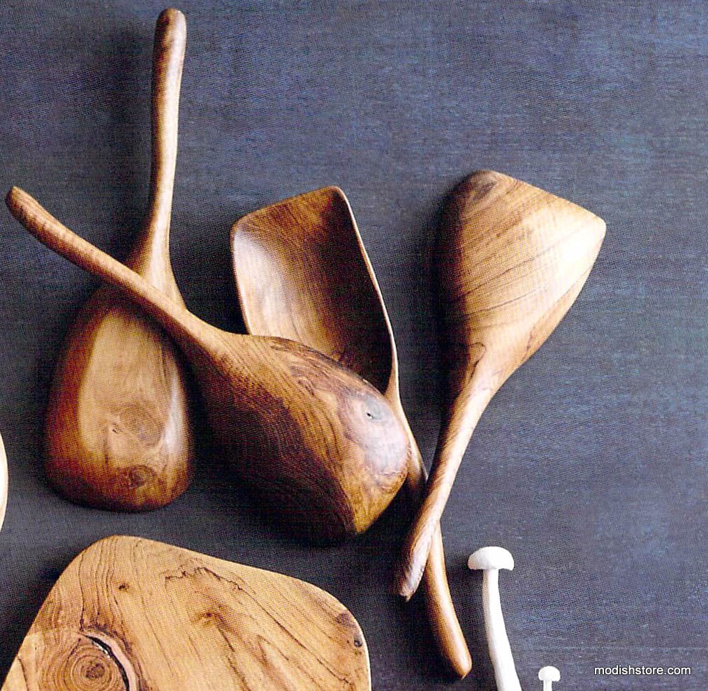 Teak Wood Scoops - Set of 4
