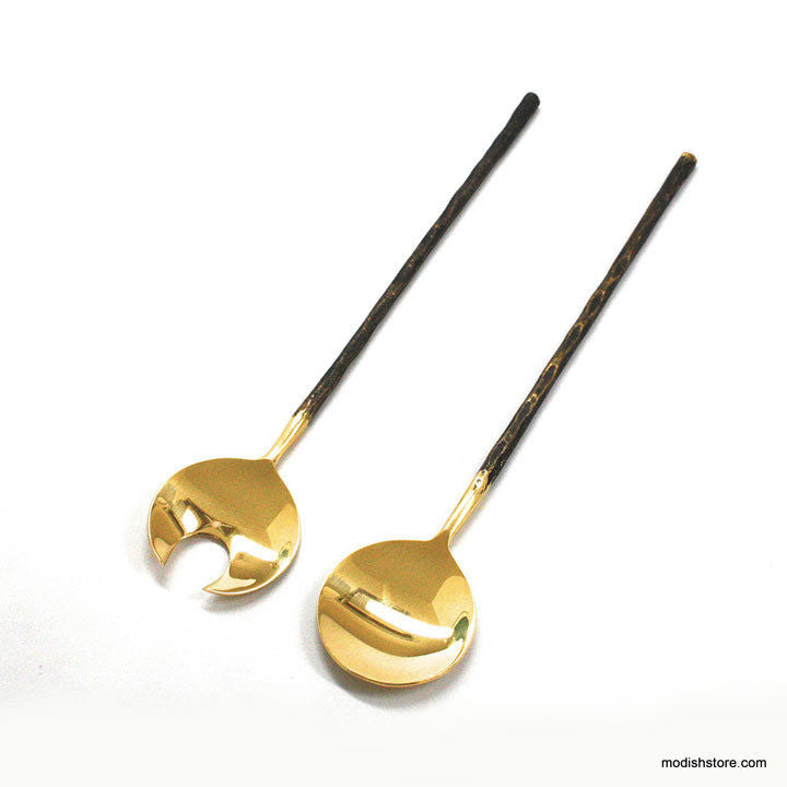 Serafina Brass Serveware - Serving Pieces